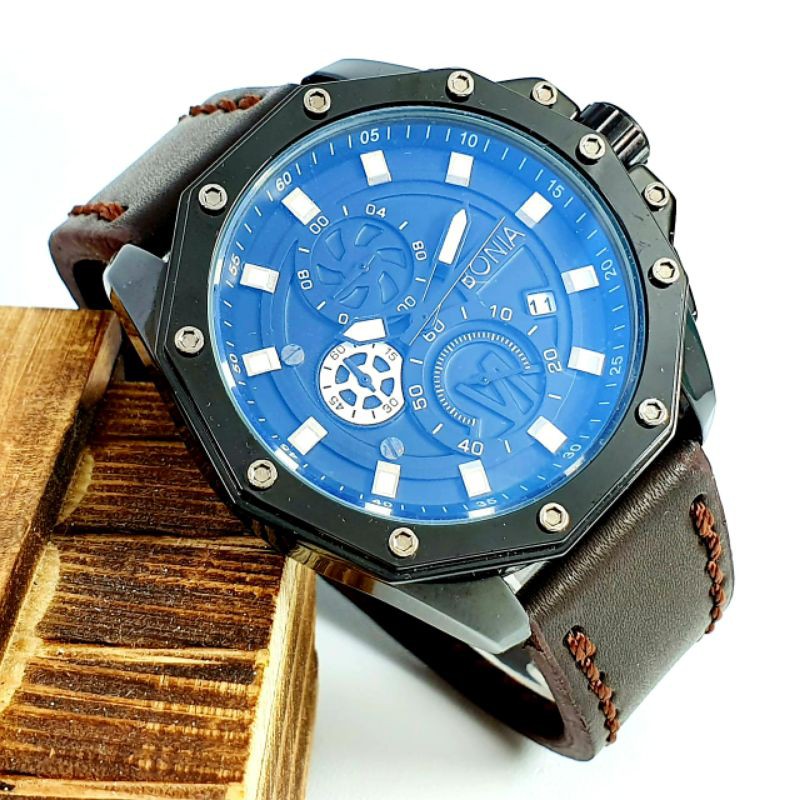 Jam Tangan Analog Pria Bonia BNA107 Chronograph Aktif Grade Premium