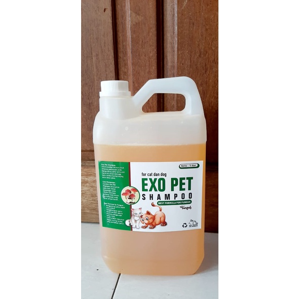 EXO SHAMPO ANTI JAMUR untuk anjing dan kucing uk 5 liter