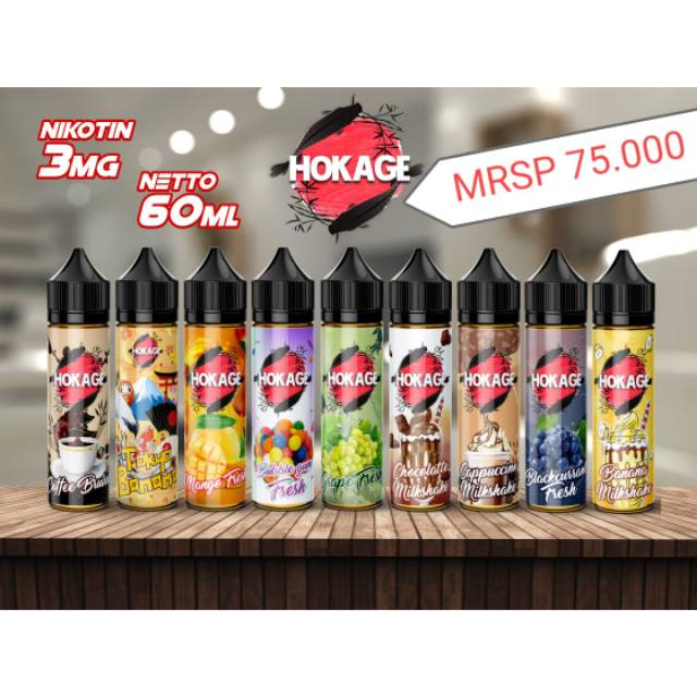 LIQUIDS RASA (LIQUID LIQUD) 60ML HOKAGE JUICE 3MG FREEBASE CUKAI MURAH