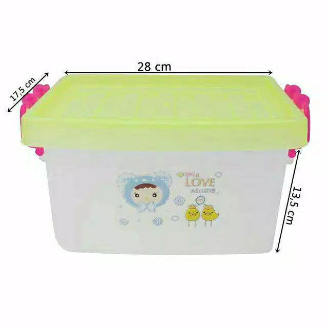 Mitra Loka Container 203 Box Penyimpanan Volume 4l Mercury