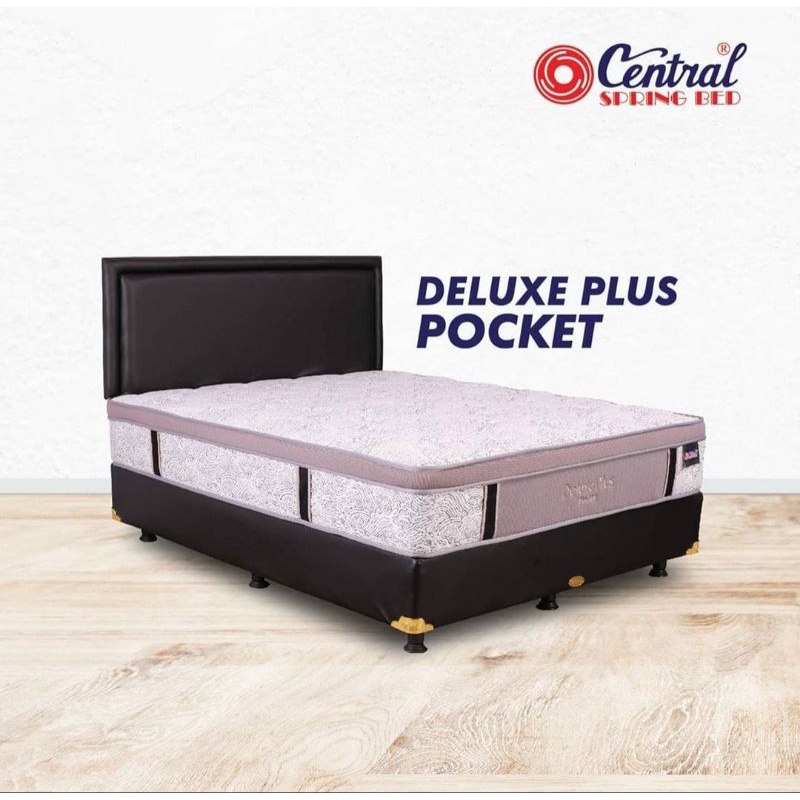 Kasur springbed Central type Deluxe & Deluxe plush Pocket