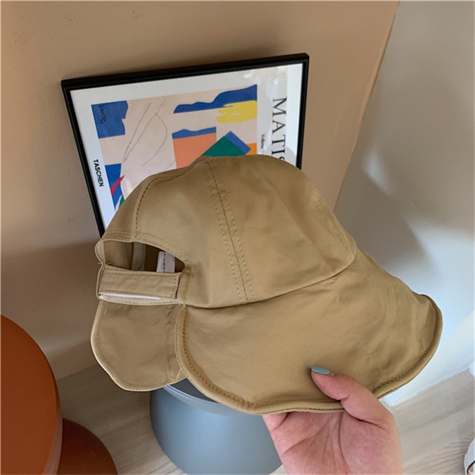 Topi Bucket Velcro Gaya Korea Untuk Wanita