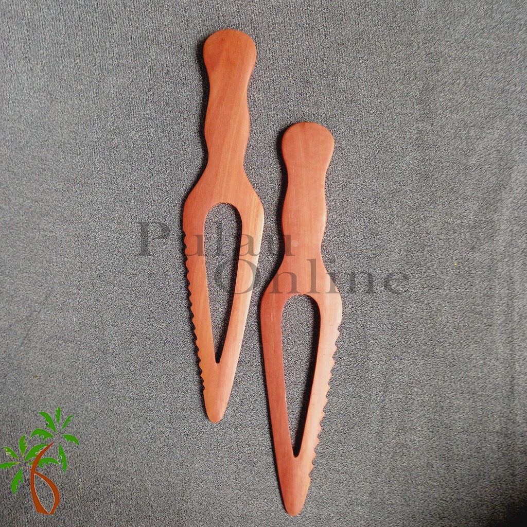 Pisau Kue Kayu Foodgrade - Wooden Cake Knife - Pisau Cake Kayu - Pisau kayu