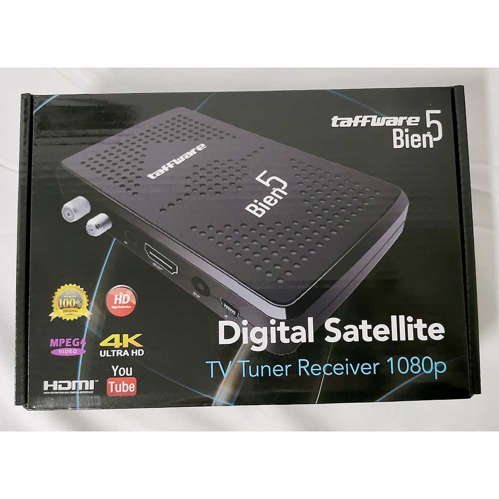 Taffware Bien5 Digital Satellite TV Tuner Box 1080P DVB-T2+S2