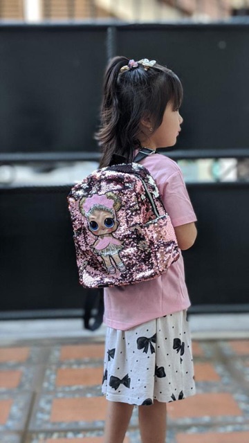 RANSEL ANAK LED SEQUIN USAP GANTI WARNA LAMPU KELAP KELIP RANSEL ANAK TK SD LUCU BANGET