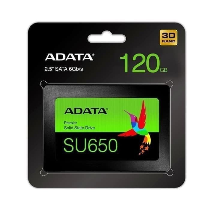 SSD Adata 3DNand 120Gb SU650 SATA 3Tahun Garansi Resmi