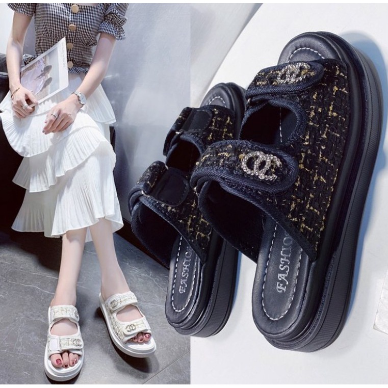 Sepatu Sandal Wedges Wanita Fashion Import Cantik Keren Nyaman SP52