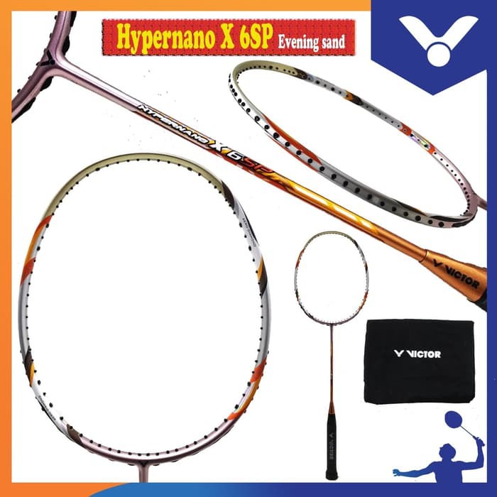 Raket Badminton Victor - Hypernano X 6 SP / HX 6 SP (Original)