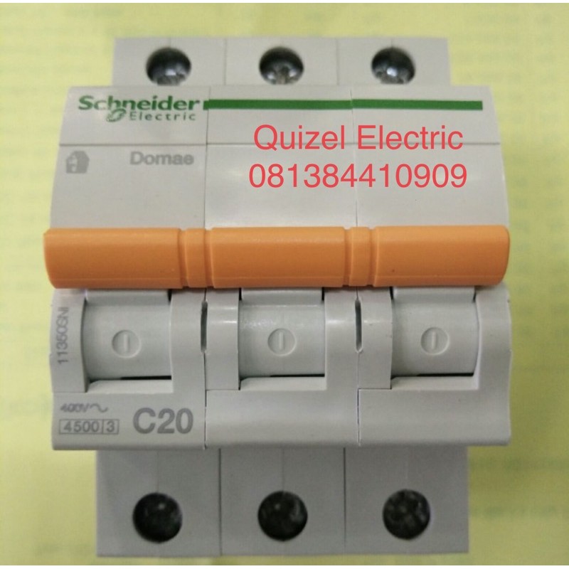 MCB 20A 3P Domae Schneider