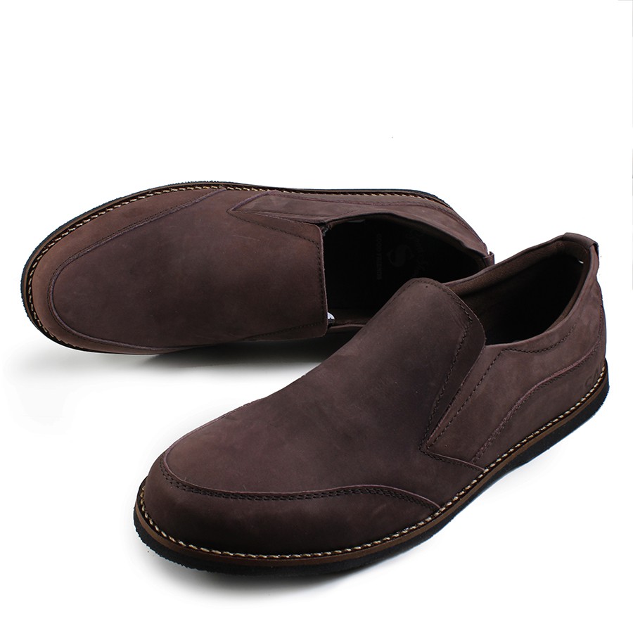 Kasual Kulit Asli Sepatu Pria Sauqi Jegers Slop Work Gantleman Genuine Leathers High Quality