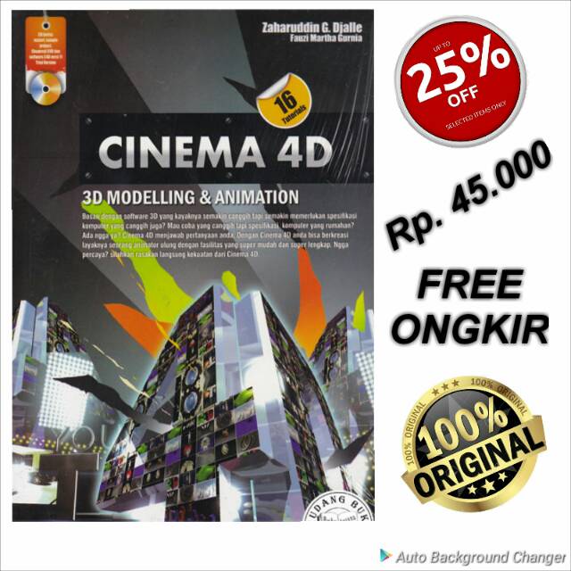 Buku CINEMA 4D ANIMATION & 3DMODELLING