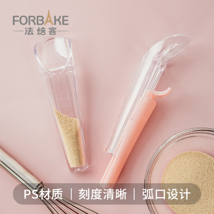 Forbake Yeast counting cup with sealing clip /alat ukur ragi