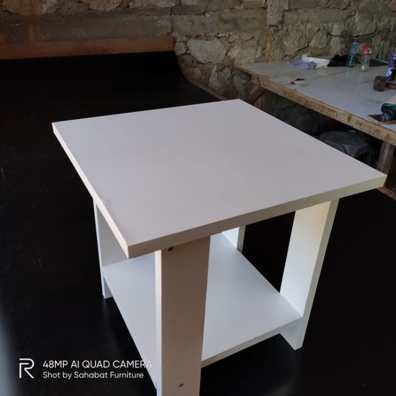 Meja sudut pojok dispenser 40X 40 X 40 CM