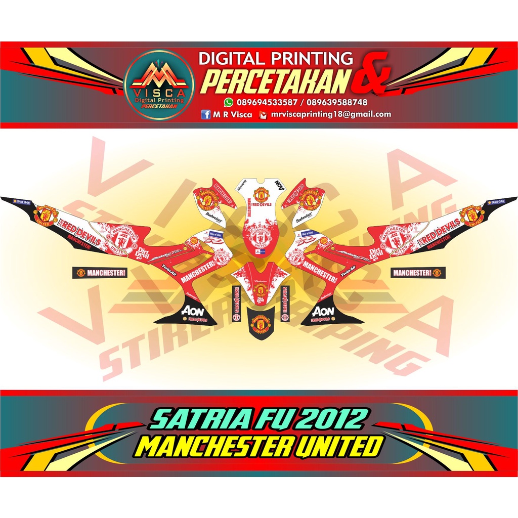 decal suzuki satria fu barong 150 fullbody - decal stiker satria fu barong fullbody