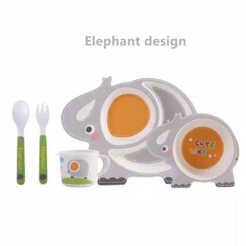 set makan anak 3D/set piring anak