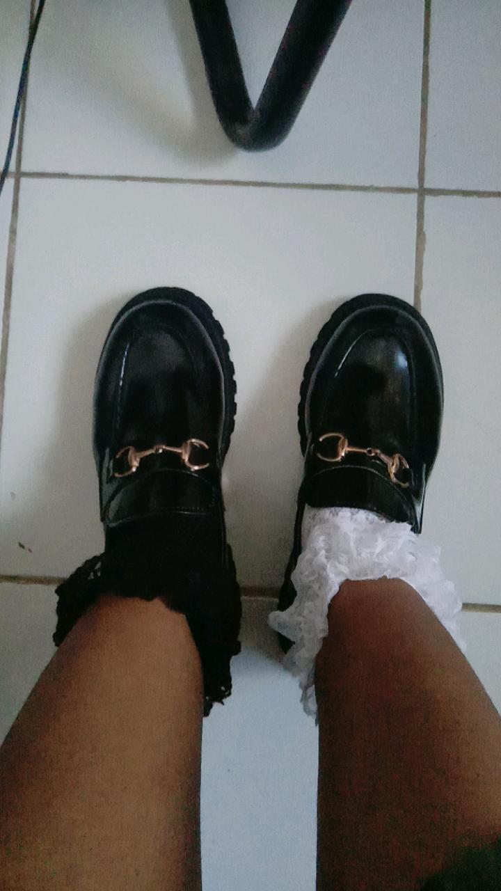 Sepatu Flats Loafers Slip On Bahan Kulit Gaya Harajuku Ulzzang Untuk Wanita 36-40