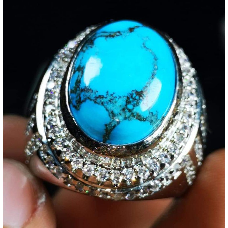 Batu akik natural pirus persia