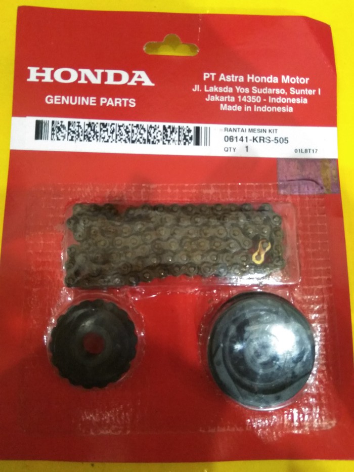 Rantai Keteng Set + Roller Legenda, Supra Fit New AHM (Asli Honda)