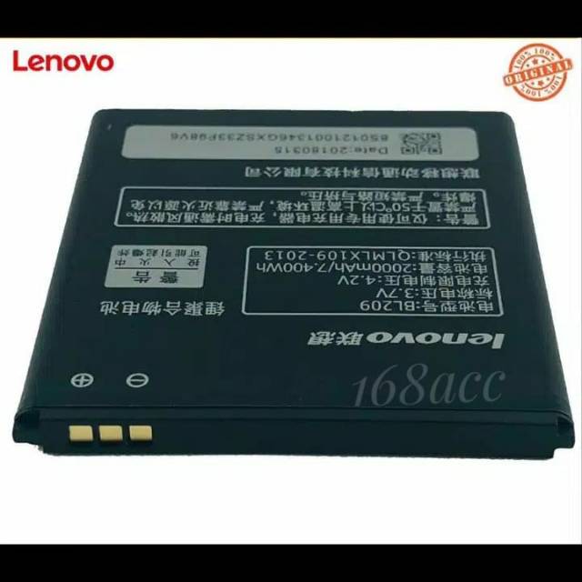 Baterai Battery Lenovo BL209 BL 209 A820e A706 A788+ A516 Battery Original OEM