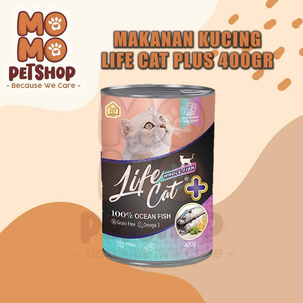 LIFE CAT KALENG + PLUS 400 GR [ MAKANAN KUCING ] CAT FOOD