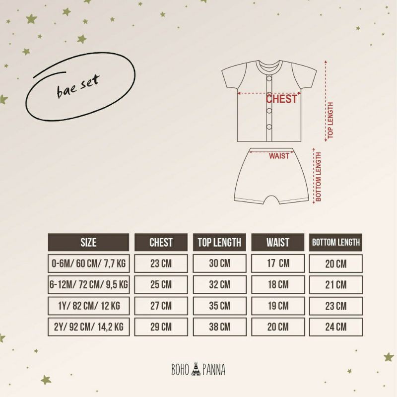 PEEK A BOO BABY SHOP - Bohopanna - Bohobaby Bae Set / Bae Set Dino Series / Setelan Bayi / Baju Bayi-1