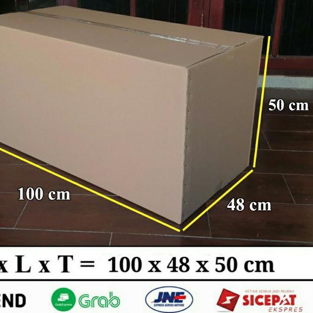 

➲ Kardus Super Besar / Karton Box / 100x48x50 cm / Prasetya Box ☻
