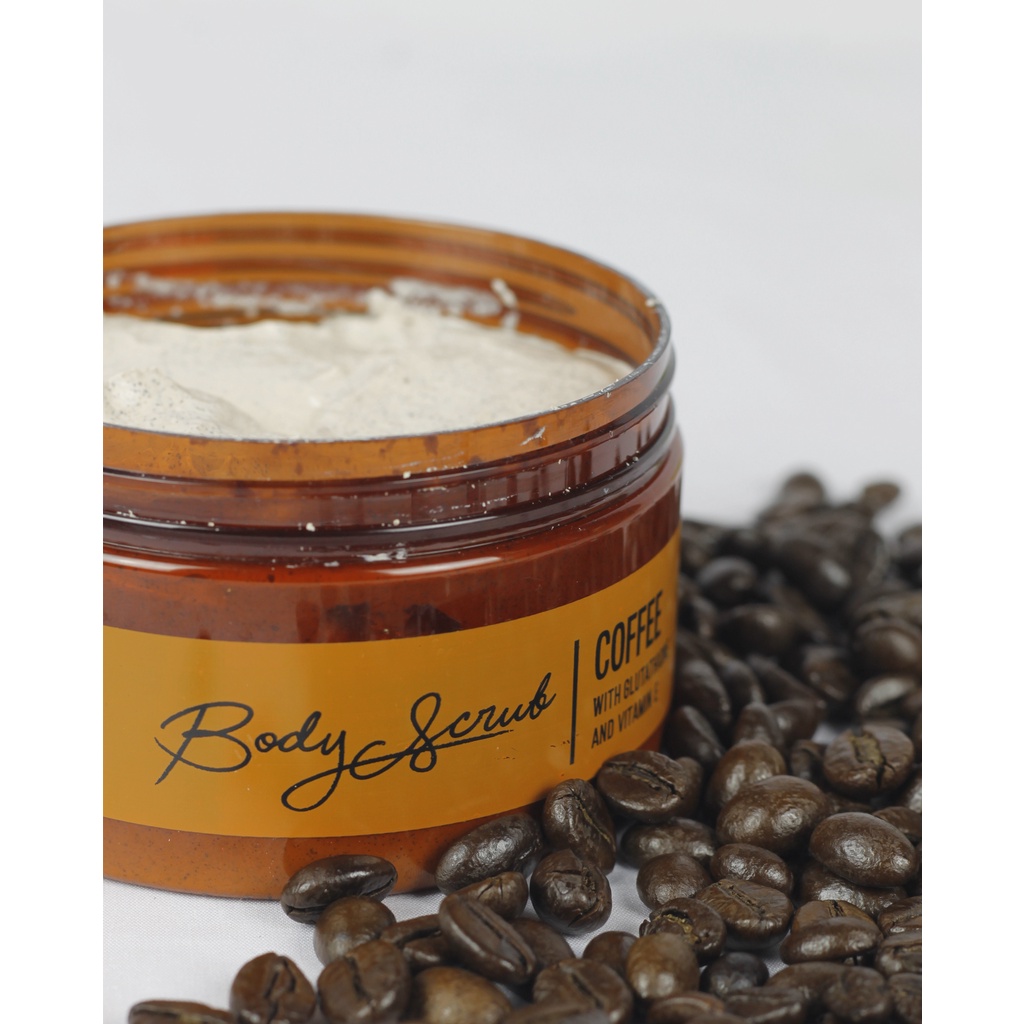 Scarlett Whitening Body Scrub Coffee Rumah Cantik 354 Scrub Perawatan Tubuh