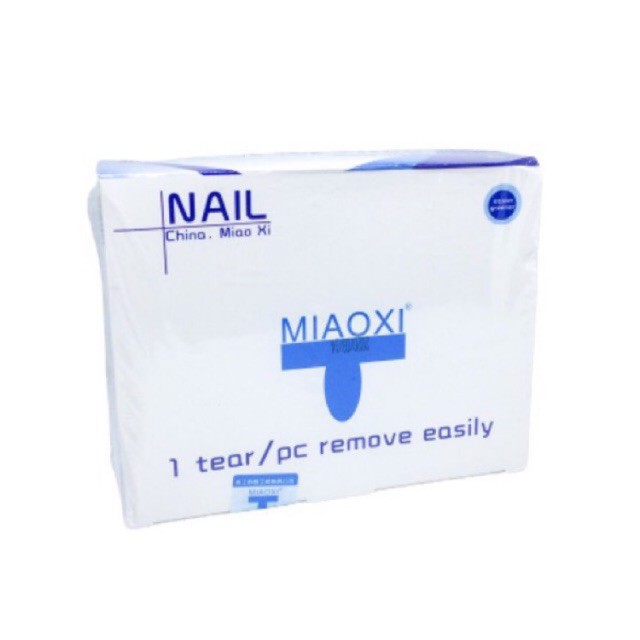 Miaoxi Nail Gel Remover Wraps Pembersih Penghapus Kutek Gel