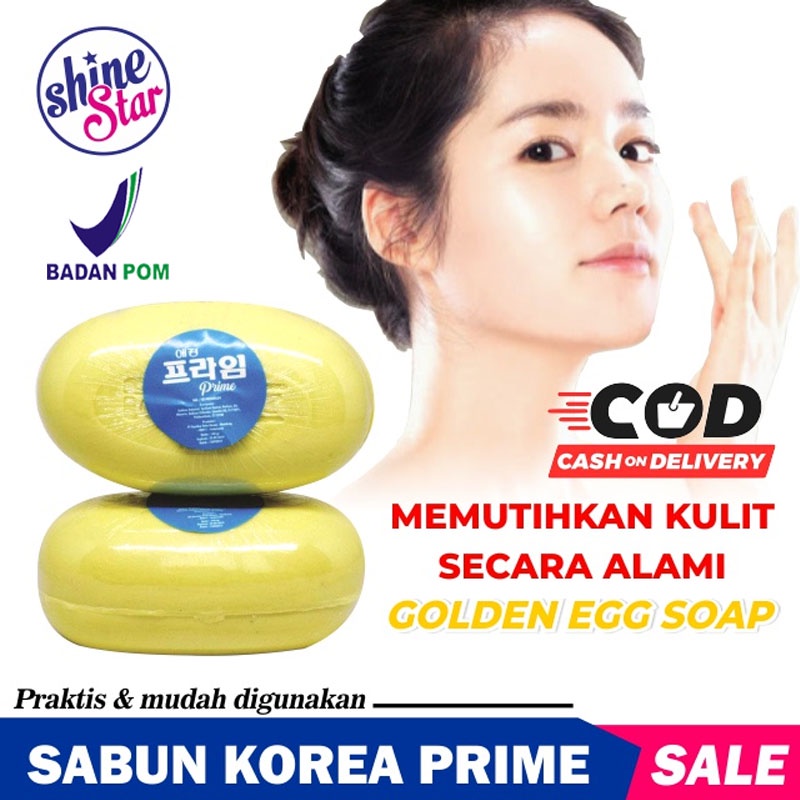 SHINE STAR - Sabun Korea Original 100% BPOM -Sabun Muka Glowing dan Pemutih Wajah Badan