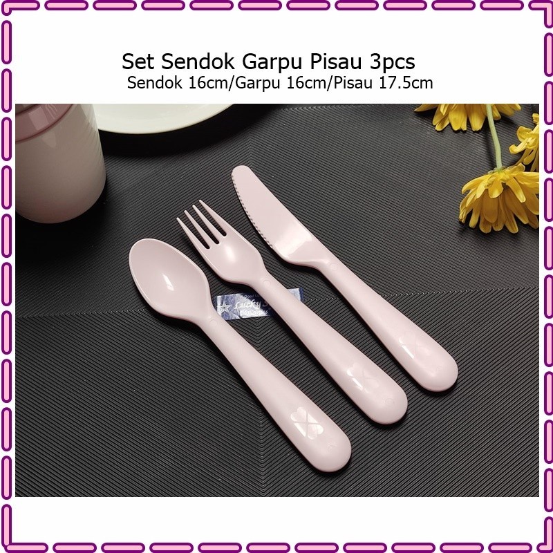 Barangunik2021-Sendok Garpu Pisau Makan Anak KALAS / Set Alat Makan Anak Aman - 1 pcs