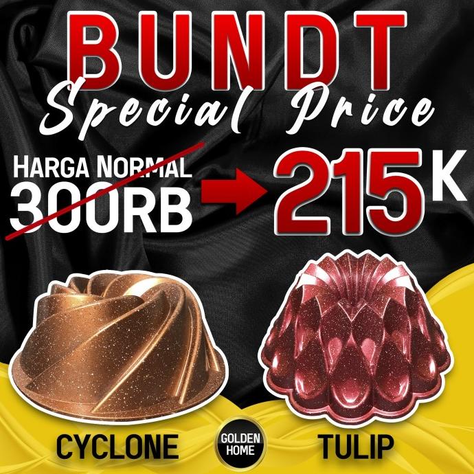 Promo Bundt Baking Cake Loyang Cetakan Kue Bolu Tulban Sultan Pan Marble