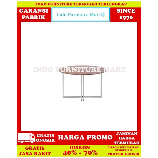 Meja Tamu Minimalis Coffee Table Indachi Xd Walnut Melamine