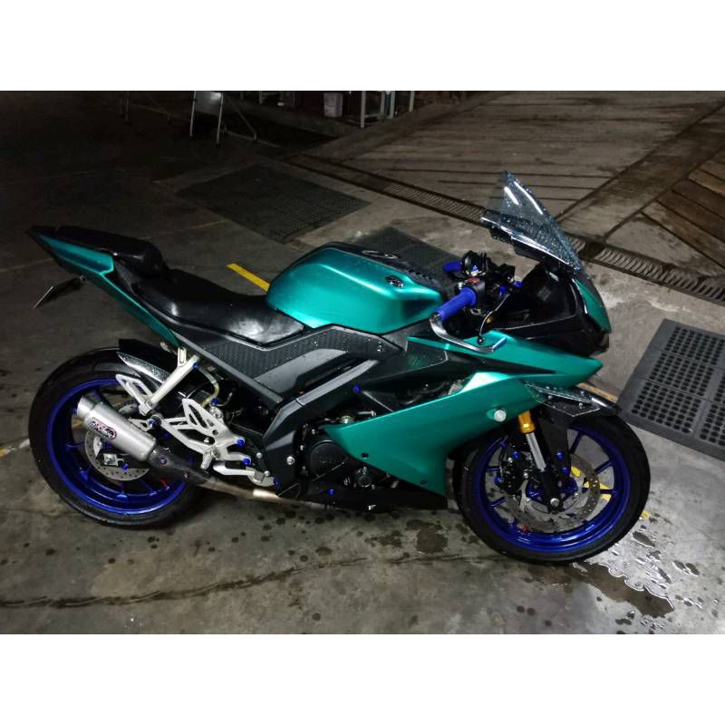 WINDSHIELD R15 V3 FULL JENONG ICE BLUE VISOR R15 V3 FULL JENONG ICE BLUE