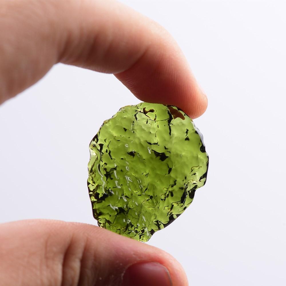 Lily Moldavite Batu Kristal Aksesoris Fashion Membuat Perhiasan DIY Art Jewelry Irregular Stone