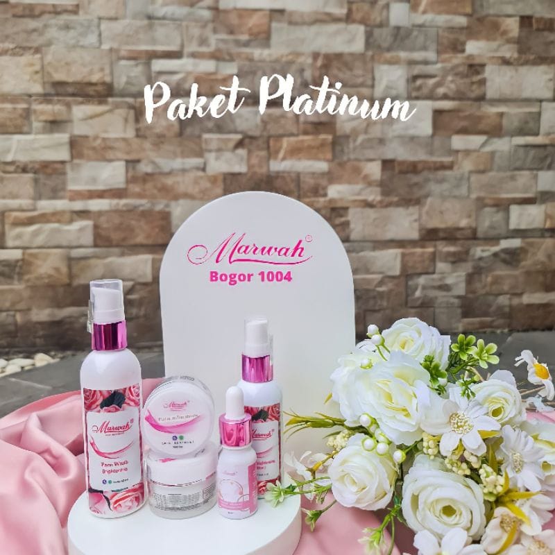 (MARWAH) SKINCARE MAR WAH SKINCARE PAKET LENGKAP ANTI AGING PLATINUM ANTI AGING SPESIAL ANTI AGING S