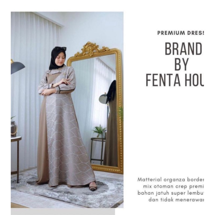 Ester Dress by Fenta House Original Edisi Lebaran