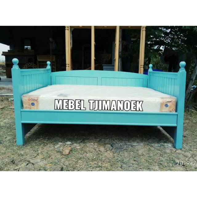 Dipan Minimalis Size 160x200 Kayu Jati