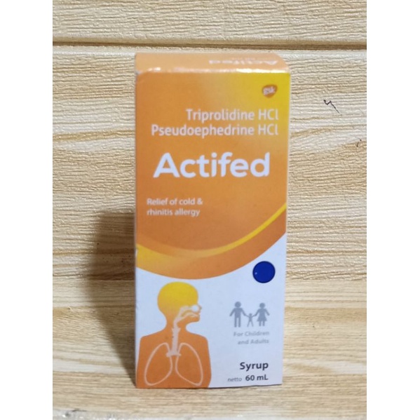 Actifed plus expec 60ml|Actifed plus cought suppressant|Actifed syr 60ml