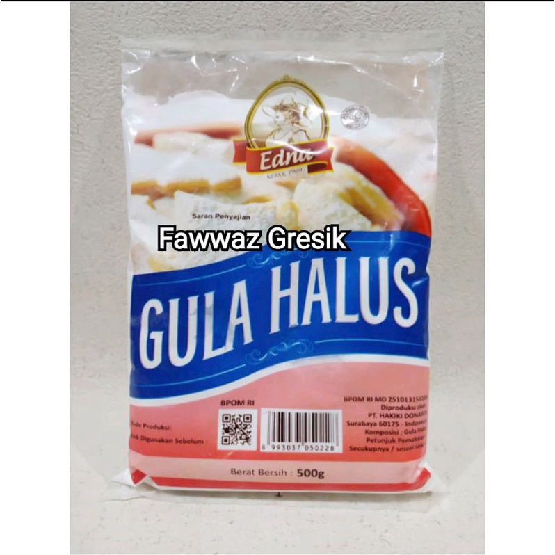 Edna Gula Halus Premium 500gr / Gula Halus Edna Adonan 500 gr
