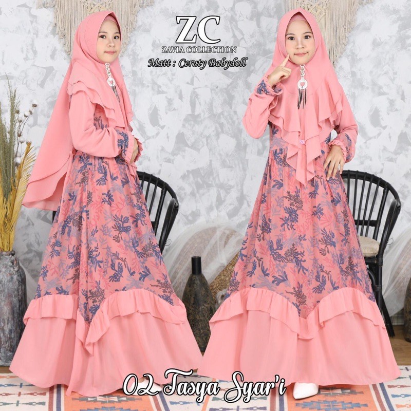 GAMIS SYAR’I ANAK  VOL 2 TASYA CERUTY BY ZHAVIA COLLECTION