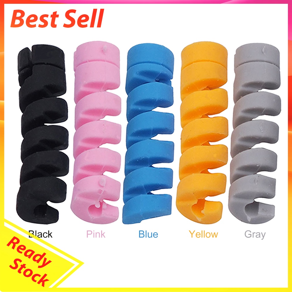 5pcs Bicycle Brake Cable Protector Anti-Friction Frame Protective Sleeve