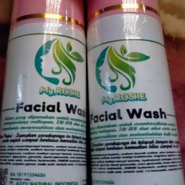 SD.02Jl22ј - Ecer facial wash my roshe skincare sabun muka bpom rose