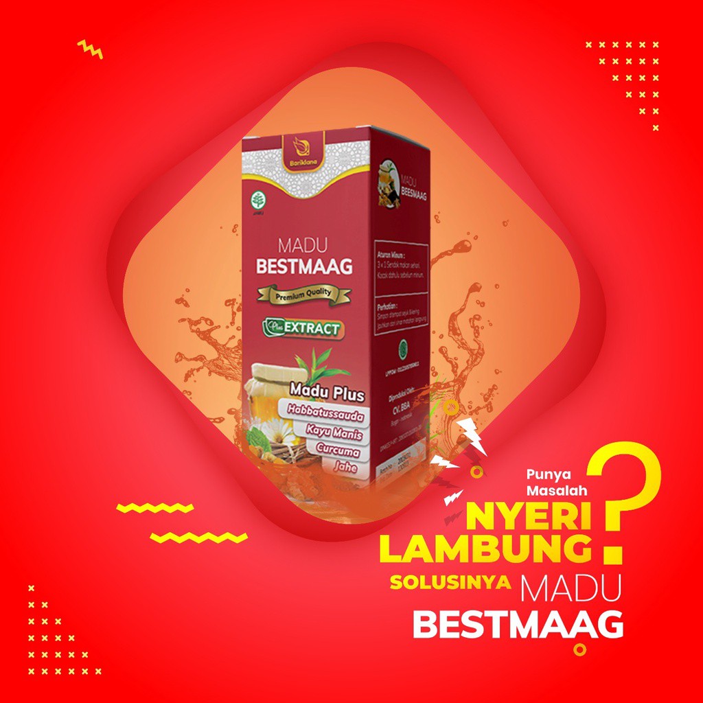 Madu Bestmaag - Madu Maag Asam Lambung GERD Perut Kembung Mual