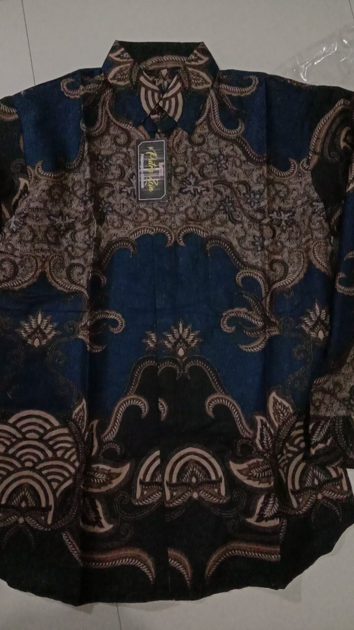 Batik Pria Lengan Panjang Batik Putra Zein Hrb026 Motif Keratonan
