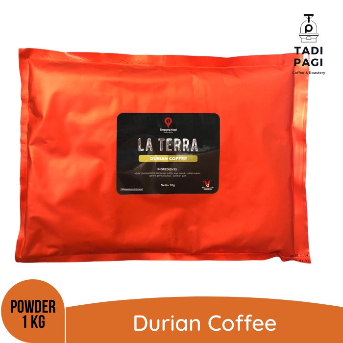 

Powder Durian Coffee Bubuk Kopi Durian La Terra