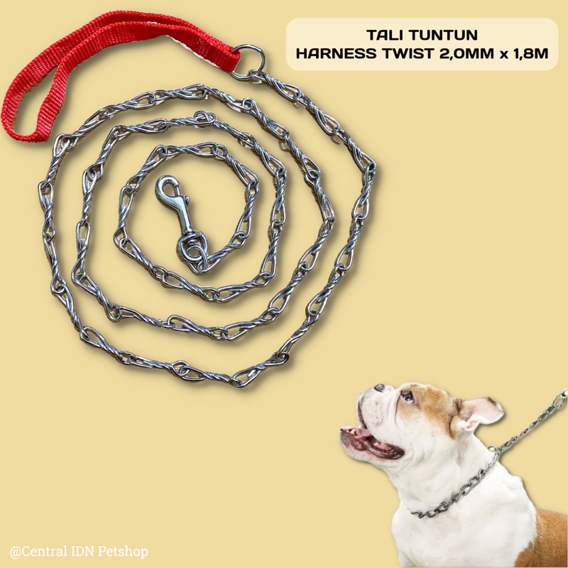 RANTAI TUNTUN ANJING TWIST S 2,0MM x 1,8M