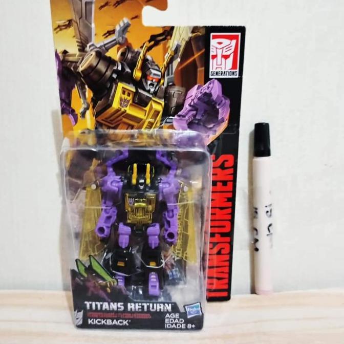 transformers power primes kickback by hasbro tinggi sekitar 3.75 inch