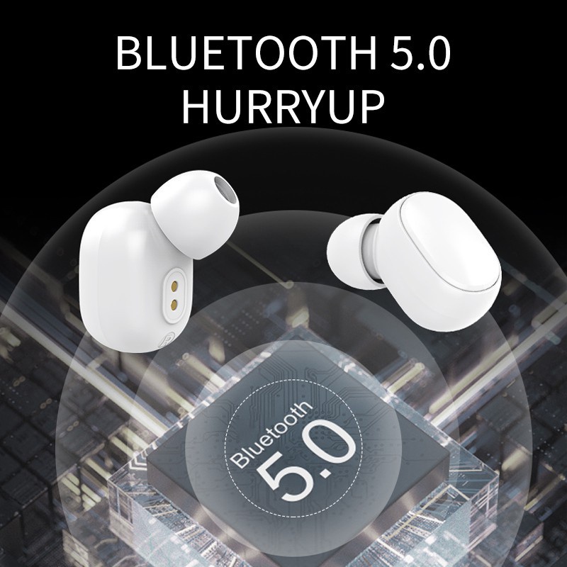 A6S PRO TWS Headset Bluetooth 5.1 Earphone Bluetooth Wireless Stereo Mini Earbuds Peredam Kebisingan With Mic