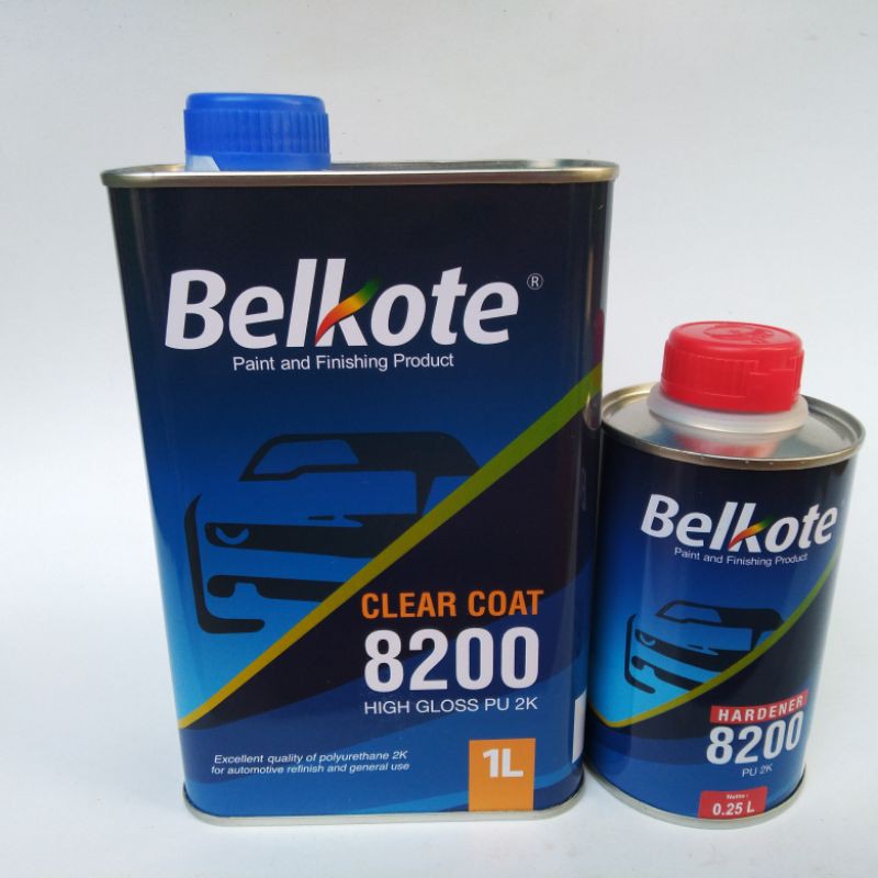 Jual Pernis Belkote 8200 Clear Coat Glossy Shopee Indonesia