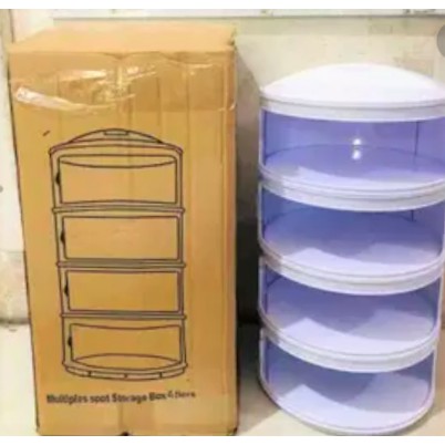 Tudung Saji 4 susun penutup penyimpan makanan tahan panas sliding door geser food storage